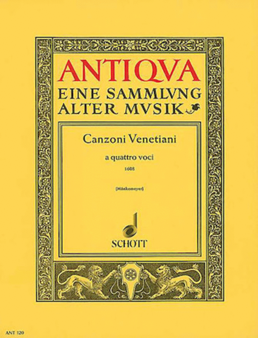 Venetian Canzonas Score scores gallery preview page 1