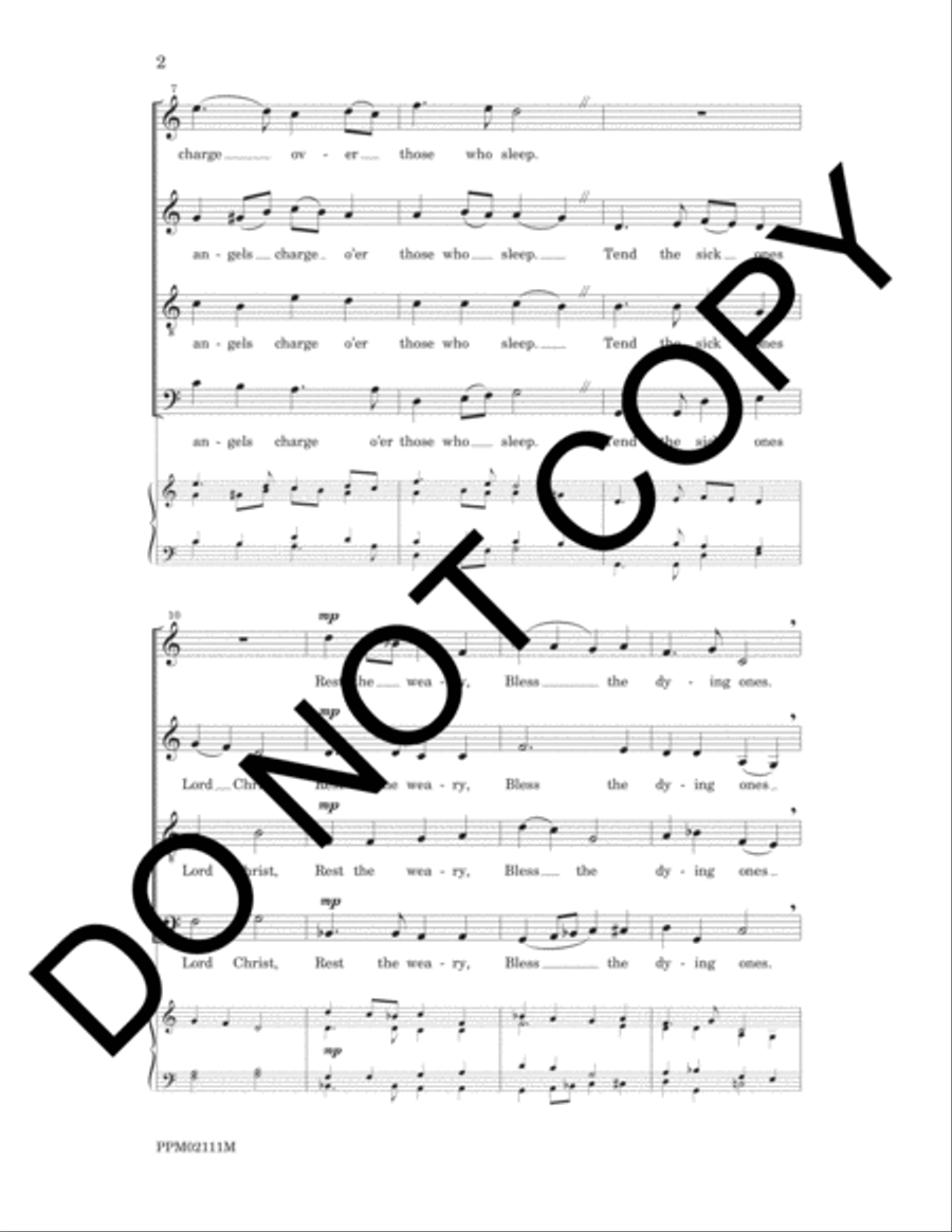 Prayer of St. Augustine 4-Part scores gallery preview page 5
