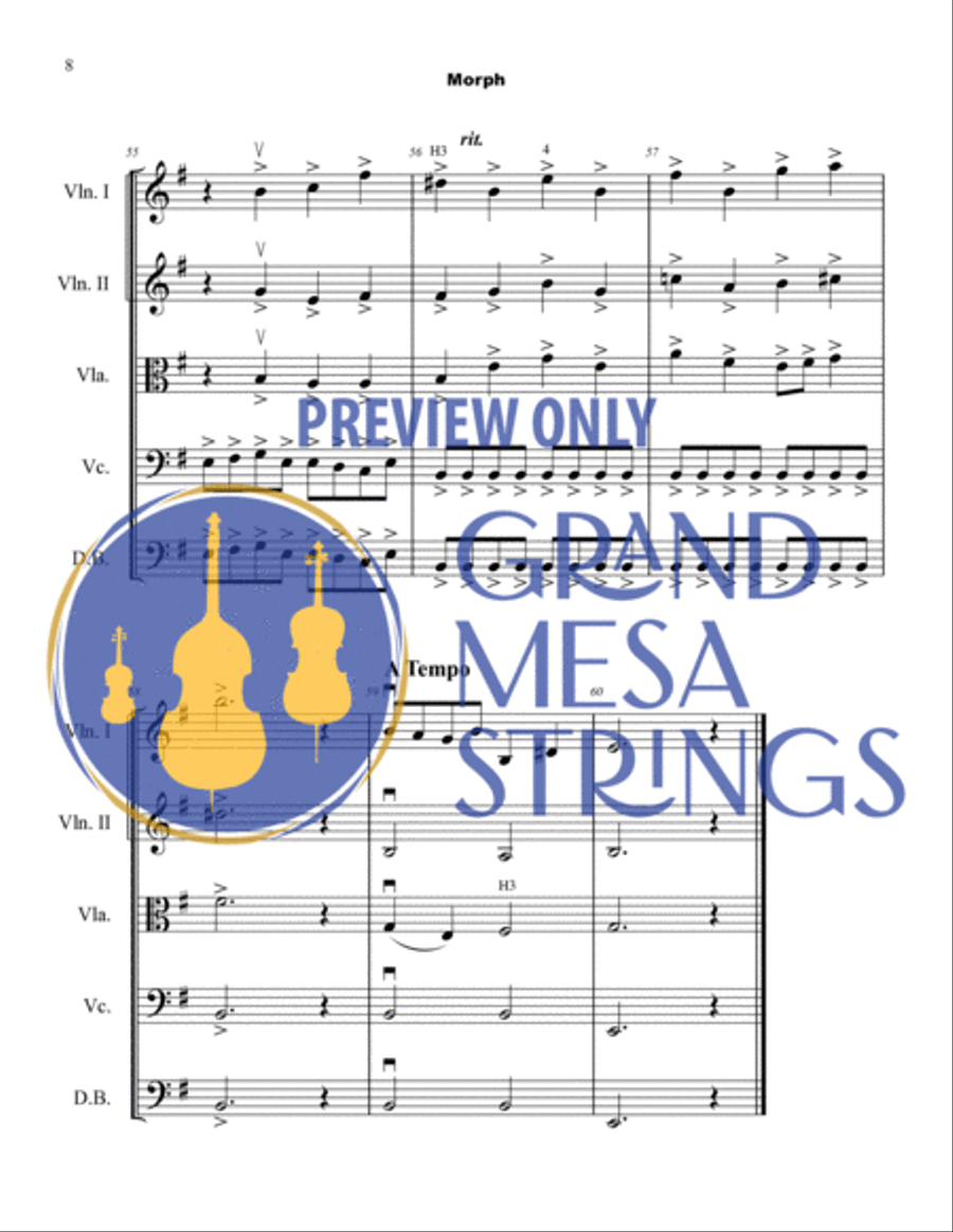 Morph Morph String Orchestra scores gallery preview page 9