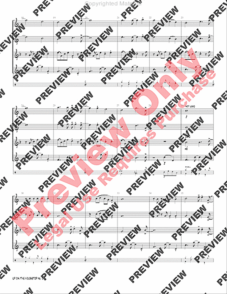Swingin' Saxes Christmas, Set 2 Small Ensemble scores gallery preview page 4