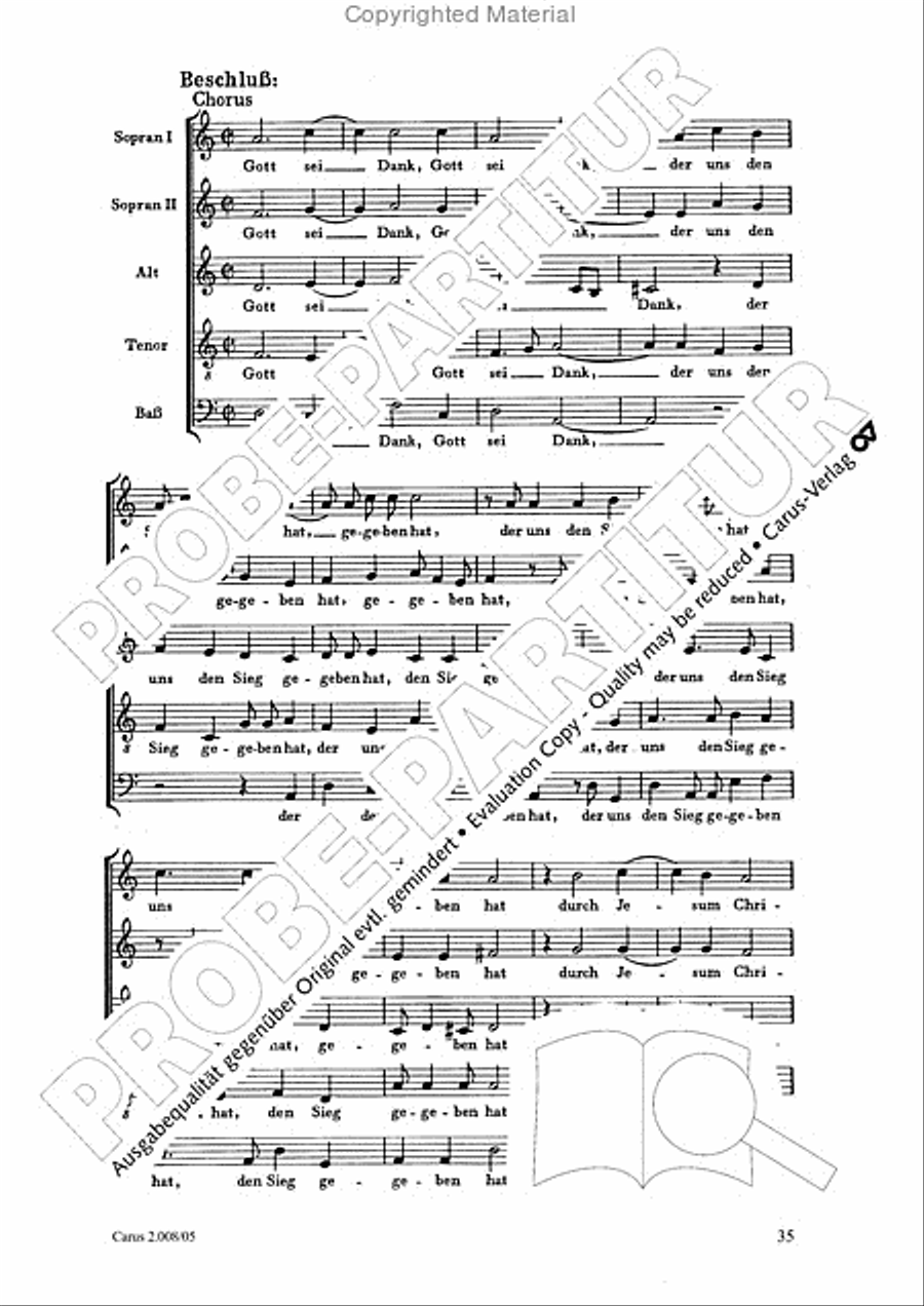 Auferstehungs-Historie SSAATB scores gallery preview page 36