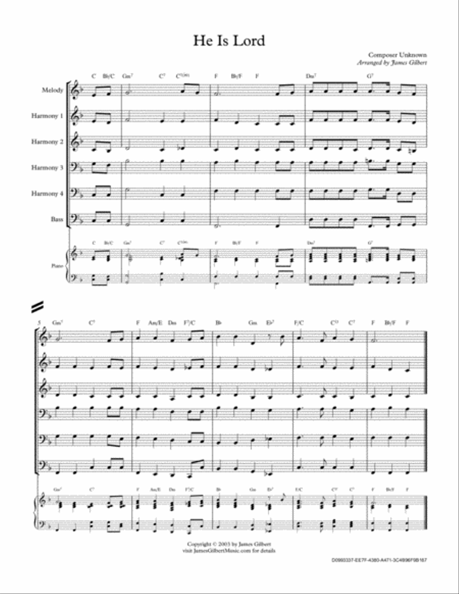 He Is Lord Small Ensemble scores gallery preview page 2