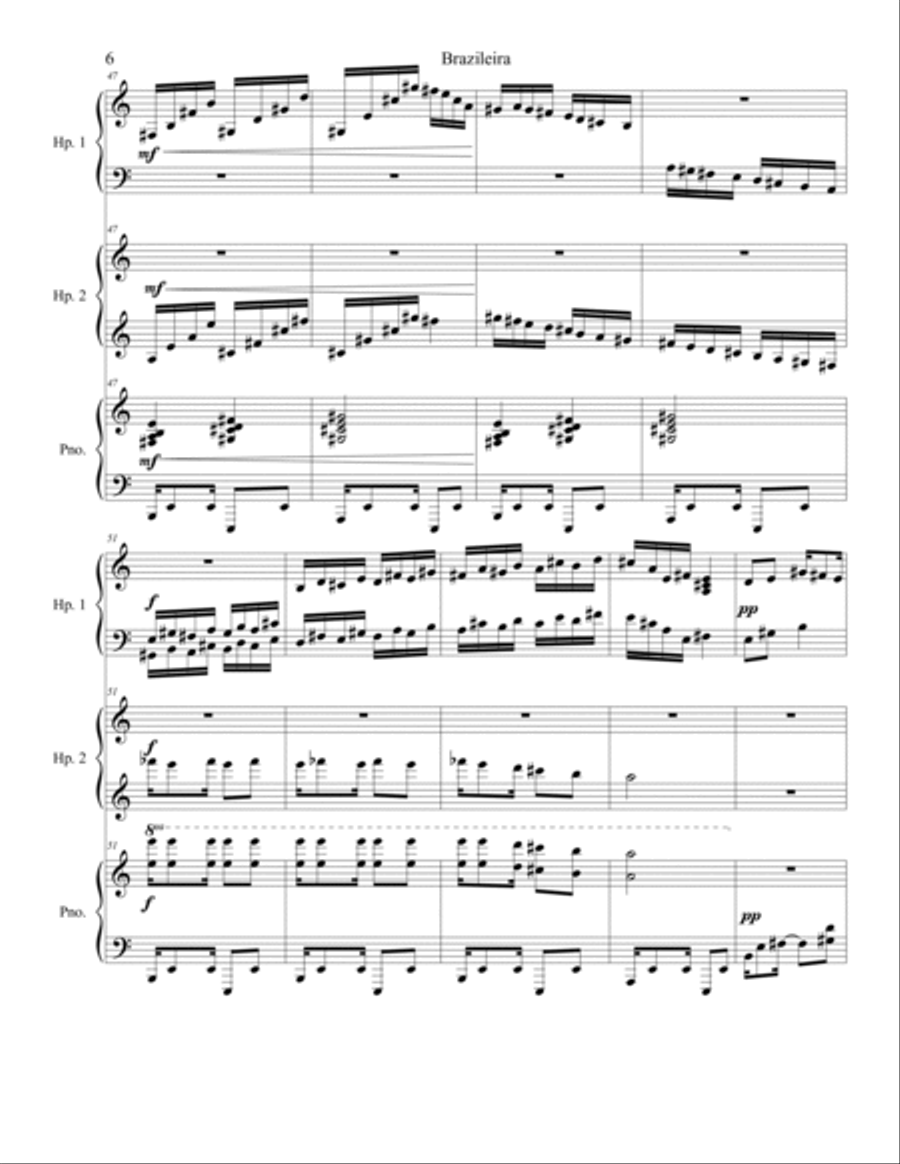 Scaramouche Harp scores gallery preview page 6