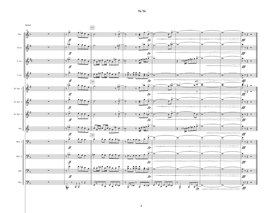 Ya Ya Marching Band scores gallery preview page 4