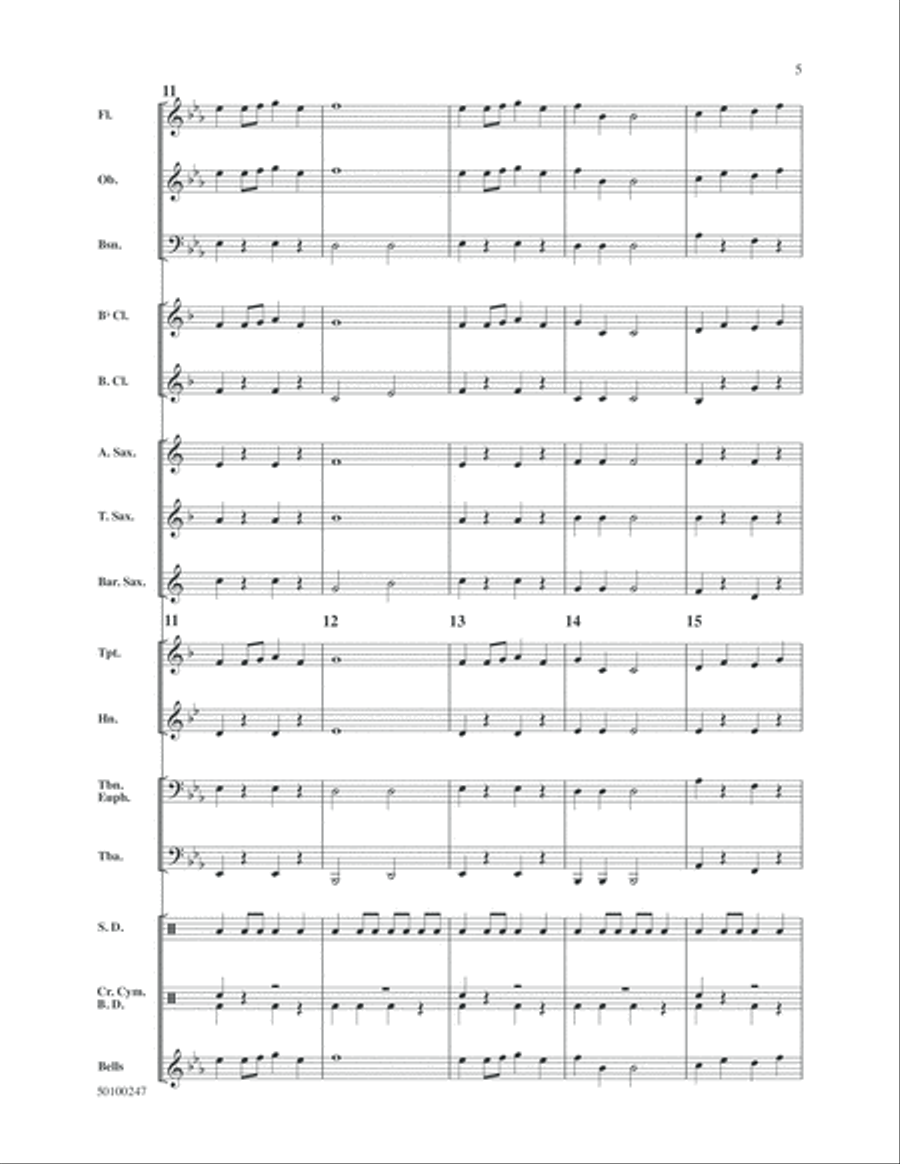 Seawall Concert Band scores gallery preview page 5