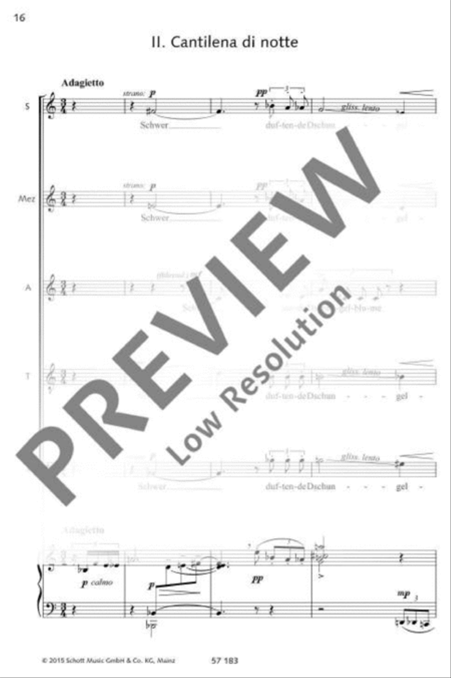 Variationen über die Liebe Mixed Choir scores gallery preview page 17