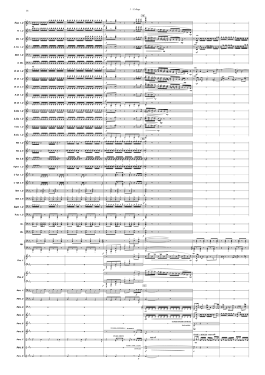 Sinfonia No. 5 en Do Concert Band scores gallery preview page 3