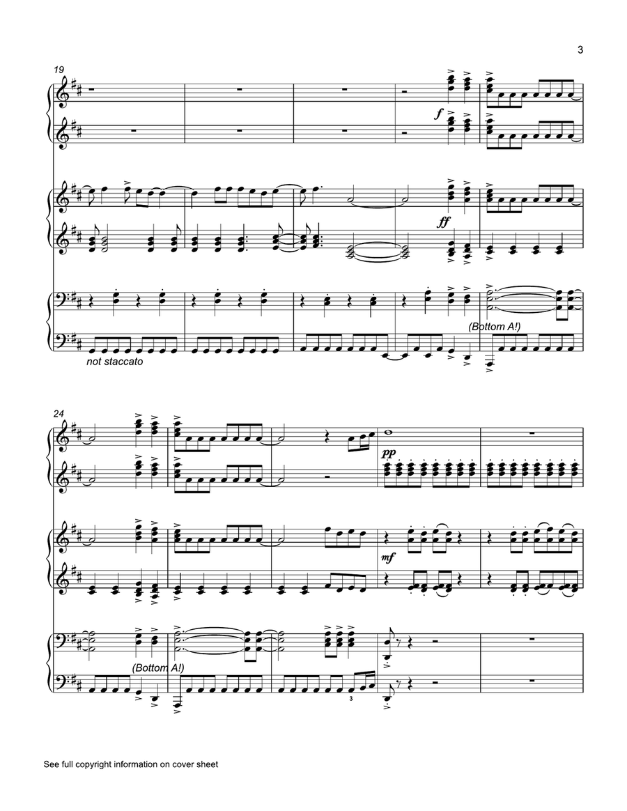Mamma Mia Small Ensemble scores gallery preview page 4