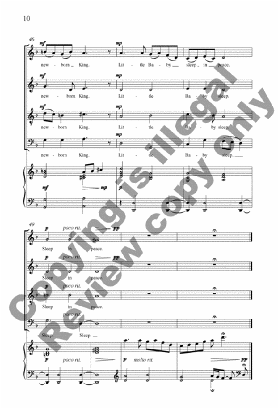 A Christmas Scene A Christmas Scene 4-Part scores gallery preview page 17