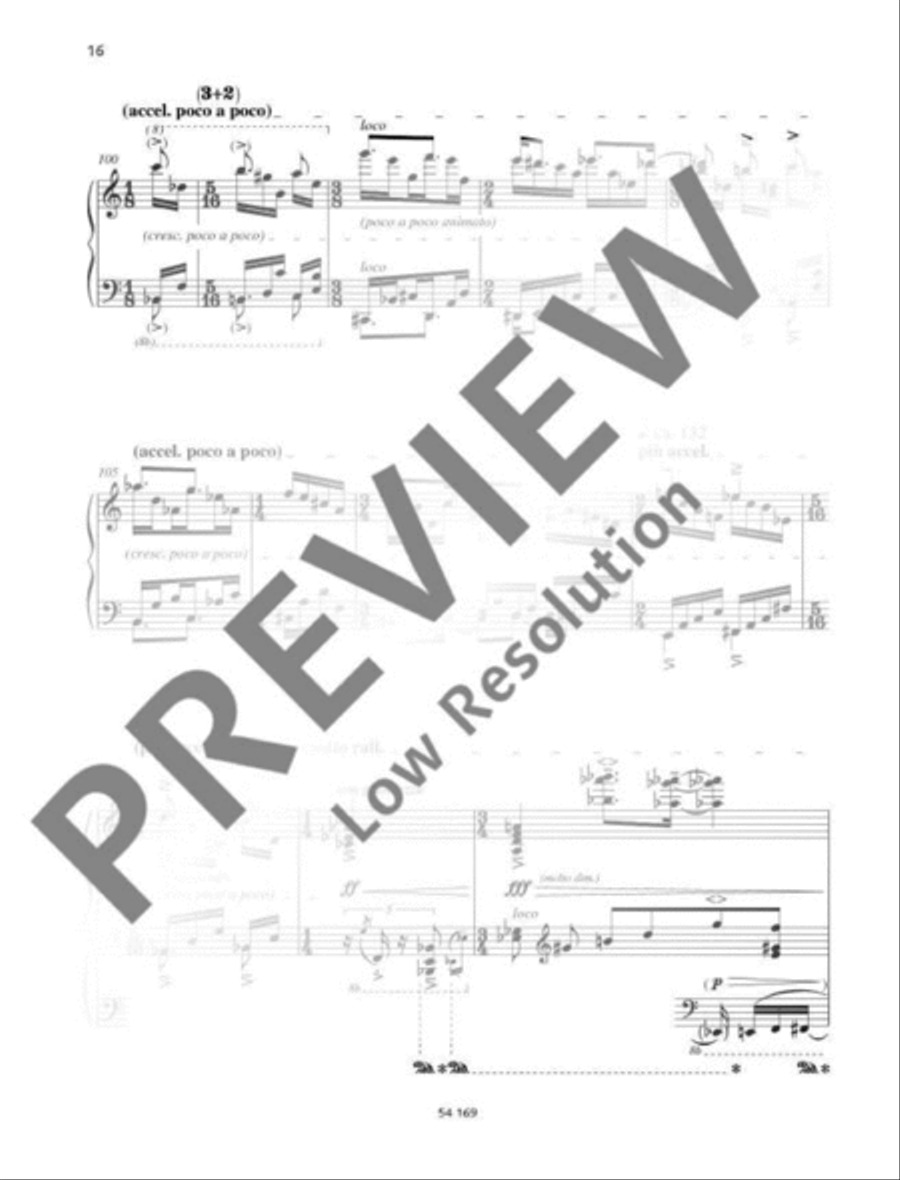Intermezzi Piano Solo scores gallery preview page 17