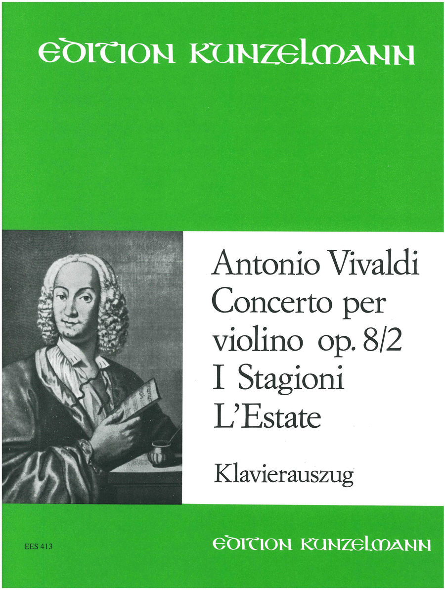 The four seasons - Summer, Concerto for violin Violin Solo scores gallery preview page 1