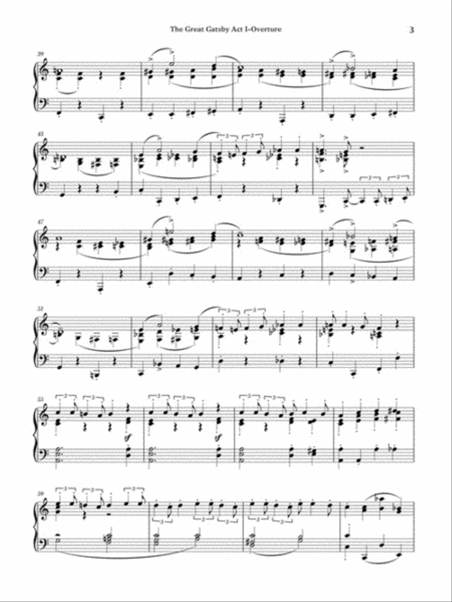 The Great Gatsby Voice scores gallery preview page 5