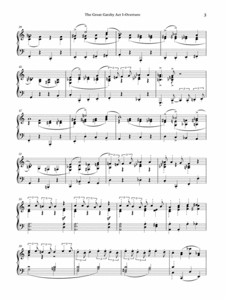 The Great Gatsby by John Harbison Voice - Sheet Music