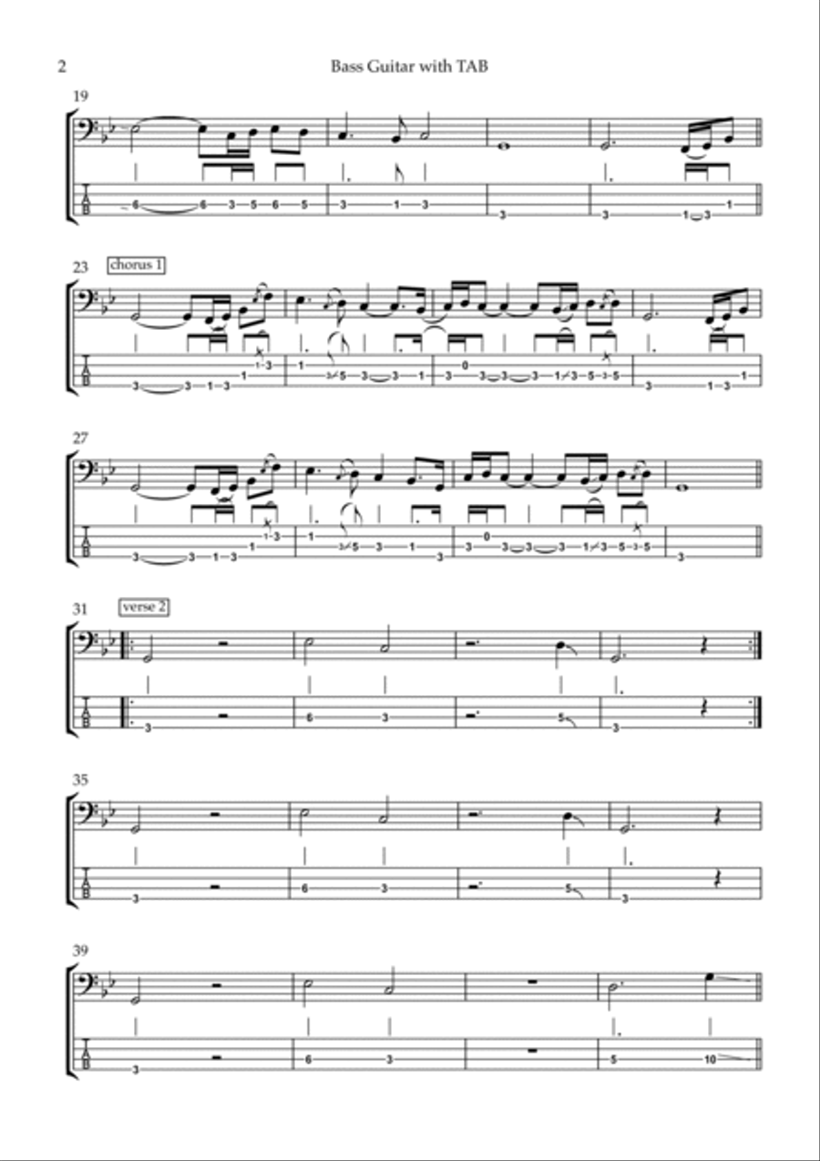 Do I Wanna Know? Bass Guitar scores gallery preview page 2