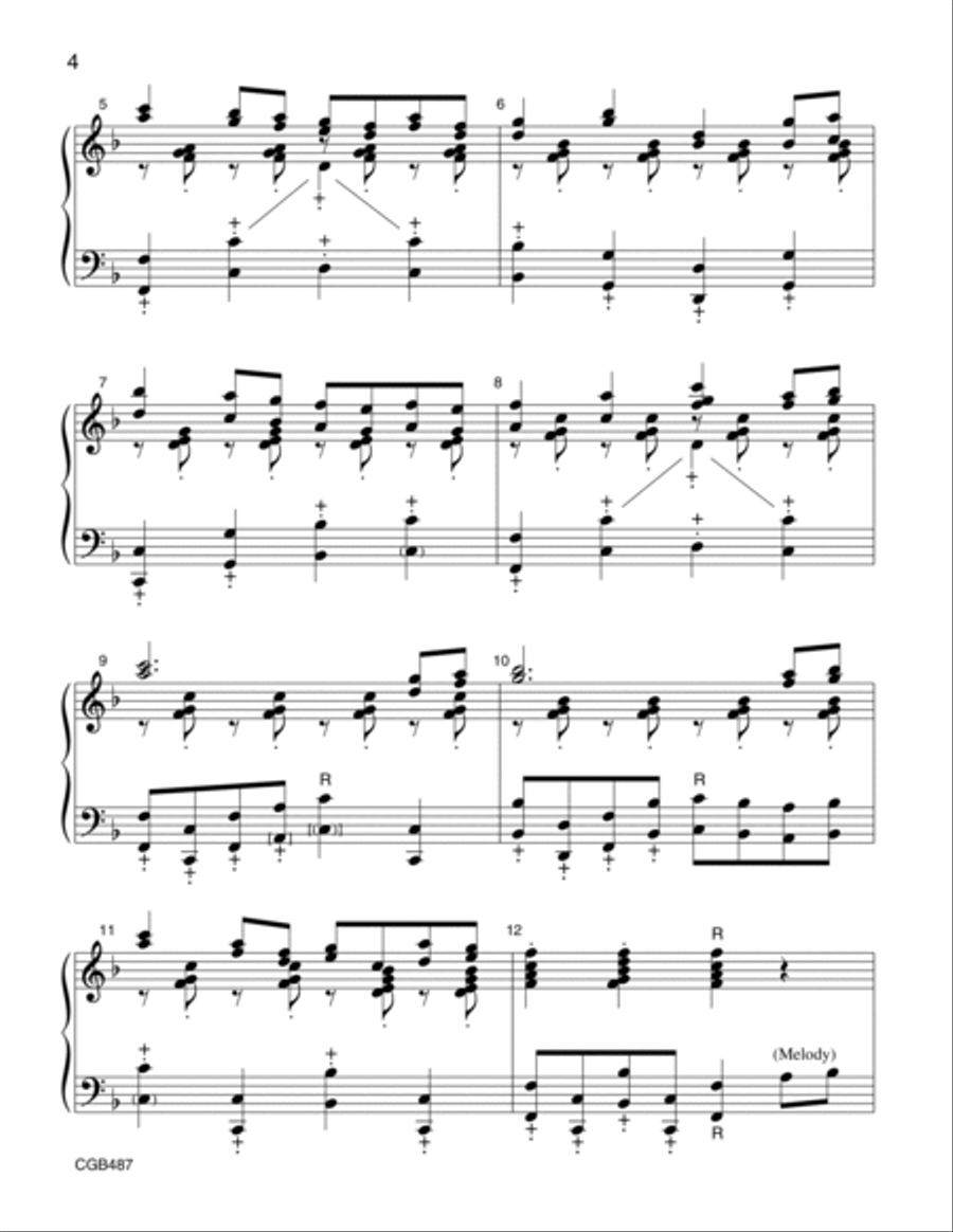Endless Delight Handbell Choir scores gallery preview page 3