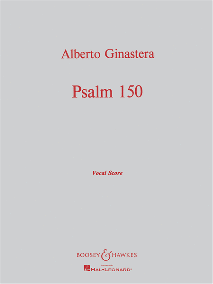 Psalm 150, Op. 5 Choir scores gallery preview page 1