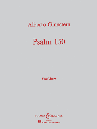Book cover for Psalm 150, Op. 5