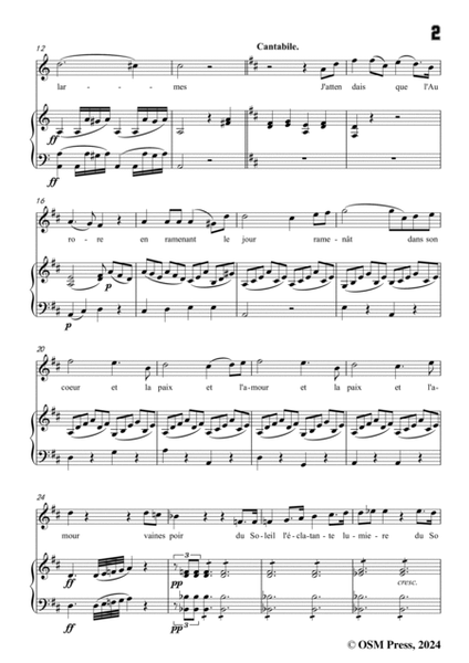 R. Kreutzer-Méala's aria(Act I No.4),in a minor