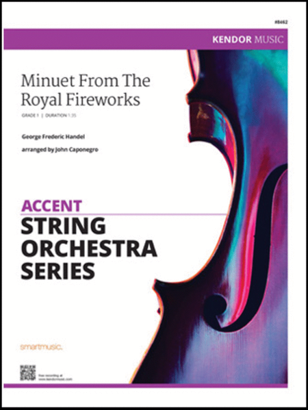 Minuet From The Royal Fireworks (Full Score)