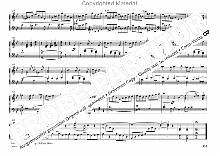 Freiburger Orgelbuch: Stammteil Organ Solo scores gallery preview page 152