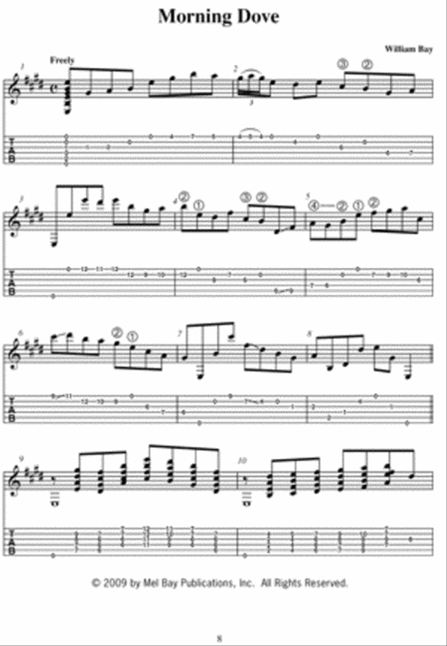 Modern Guitar Method Grade 5, Technique Solos Acoustic Guitar scores gallery preview page 4