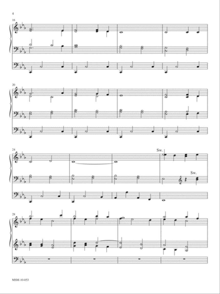 Many and Great: Seven Settings for Organ Organ Solo scores gallery preview page 4