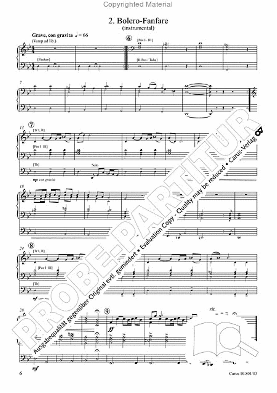 Ein feste Burg ist unser Gott TB scores gallery preview page 7