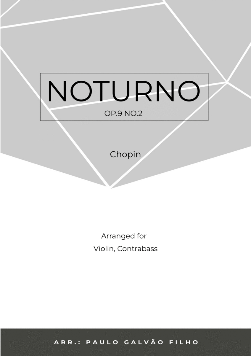 NOTURNO OP.9 NO.2 - CHOPIN - VIOLIN & CONTRABASS image number null