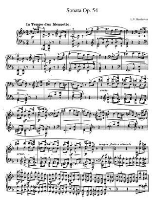 Beethoven Sonata Op. 54 in F Major
