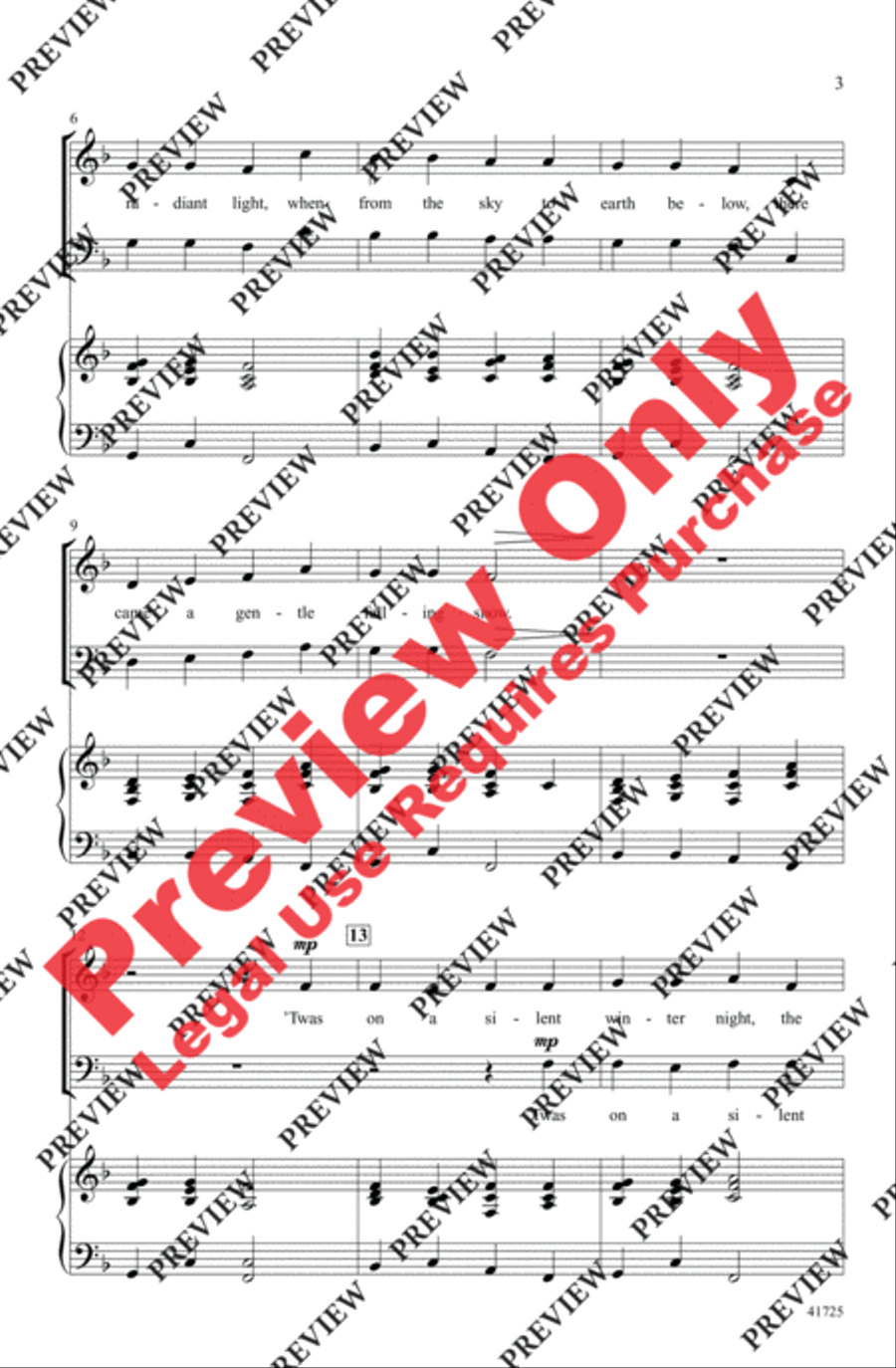 Winter Canon - SoundTrax CD (CD only) Choir scores gallery preview page 3