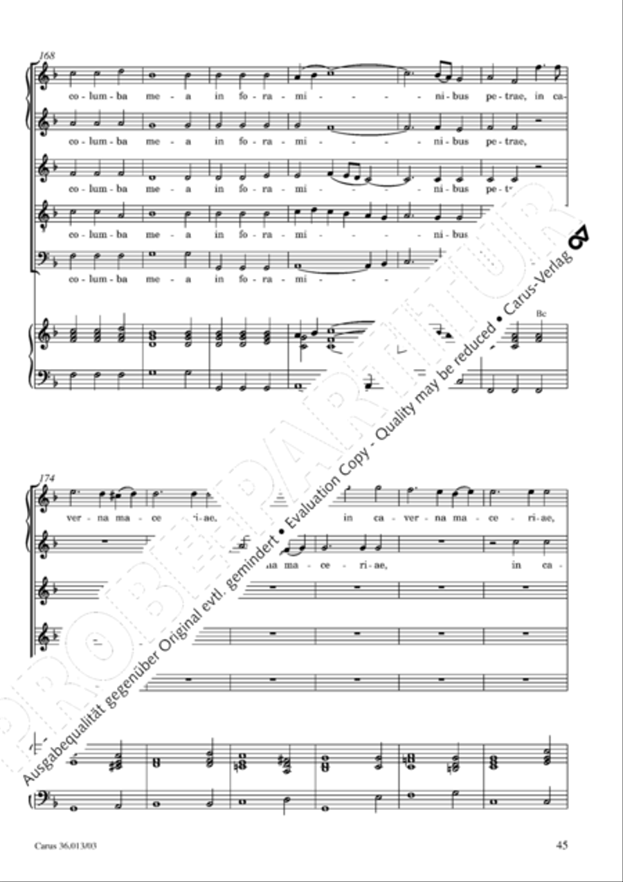Membra Jesu nostri SSATB scores gallery preview page 46