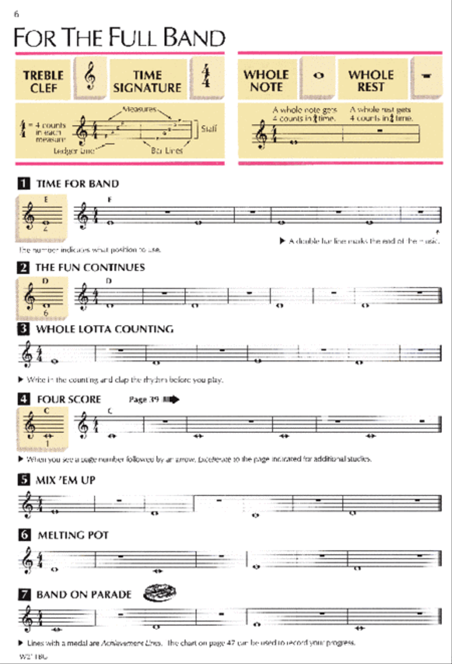 Standard of Excellence Book 1, Trombone T.C. Concert Band Methods scores gallery preview page 2