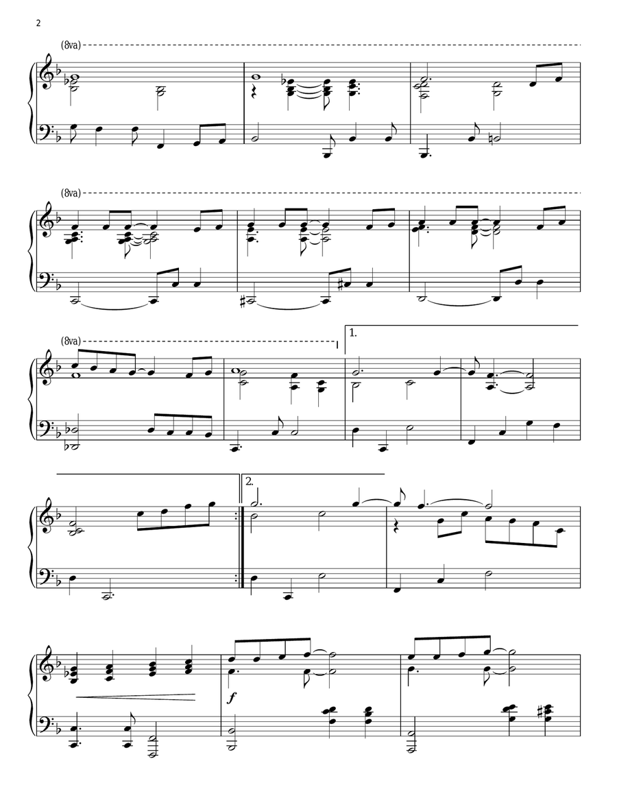 Holy Spirit Rain Down Holy Spirit Rain Down Piano Solo scores gallery preview page 2