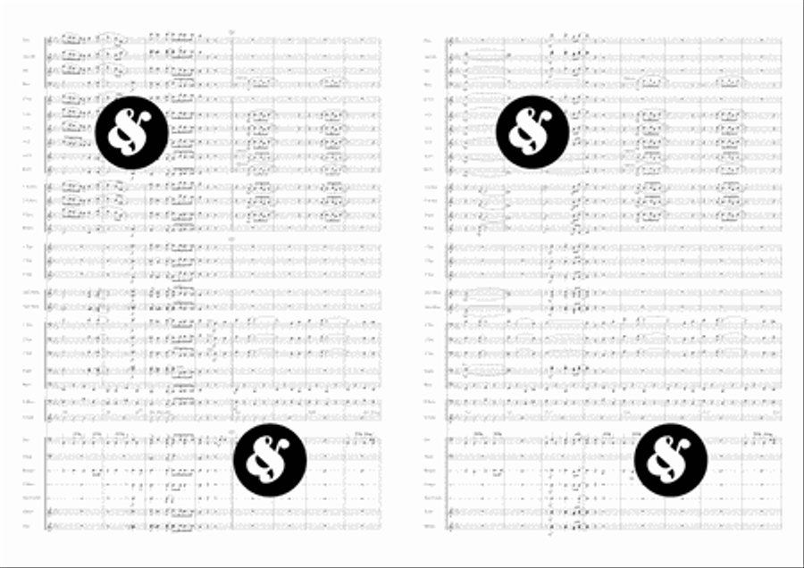 Louis Armstrong Medley Concert Band scores gallery preview page 11