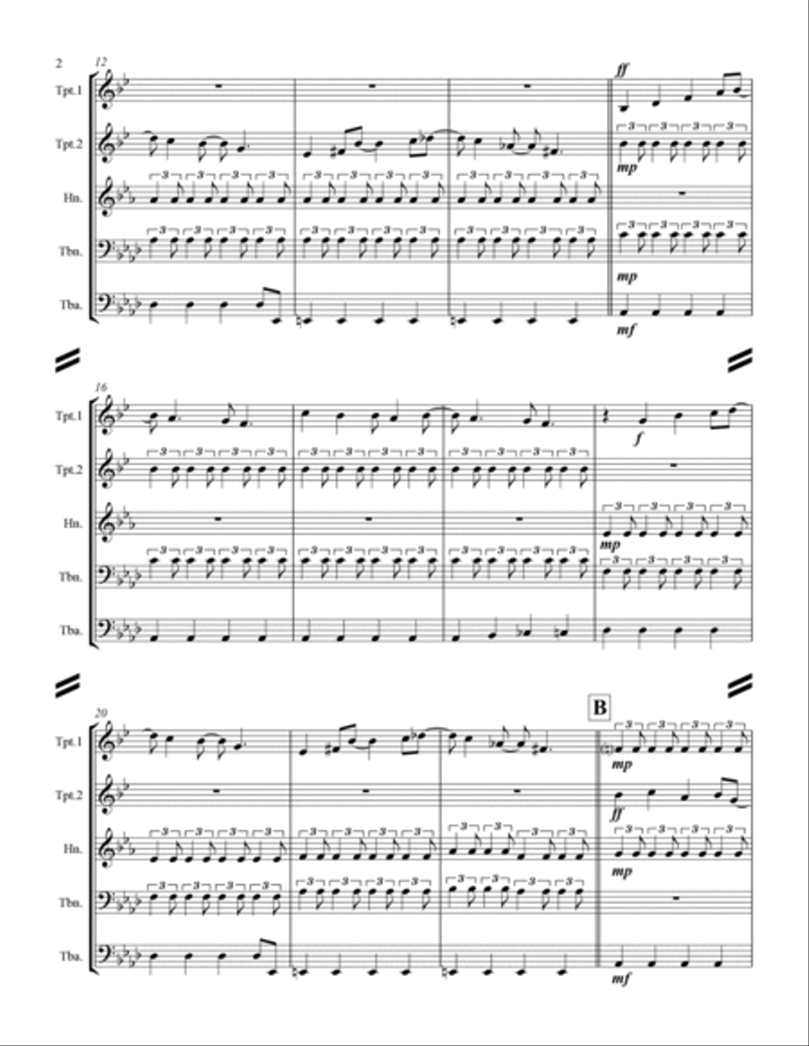 All I Want For Christmas Is You Horn scores gallery preview page 3