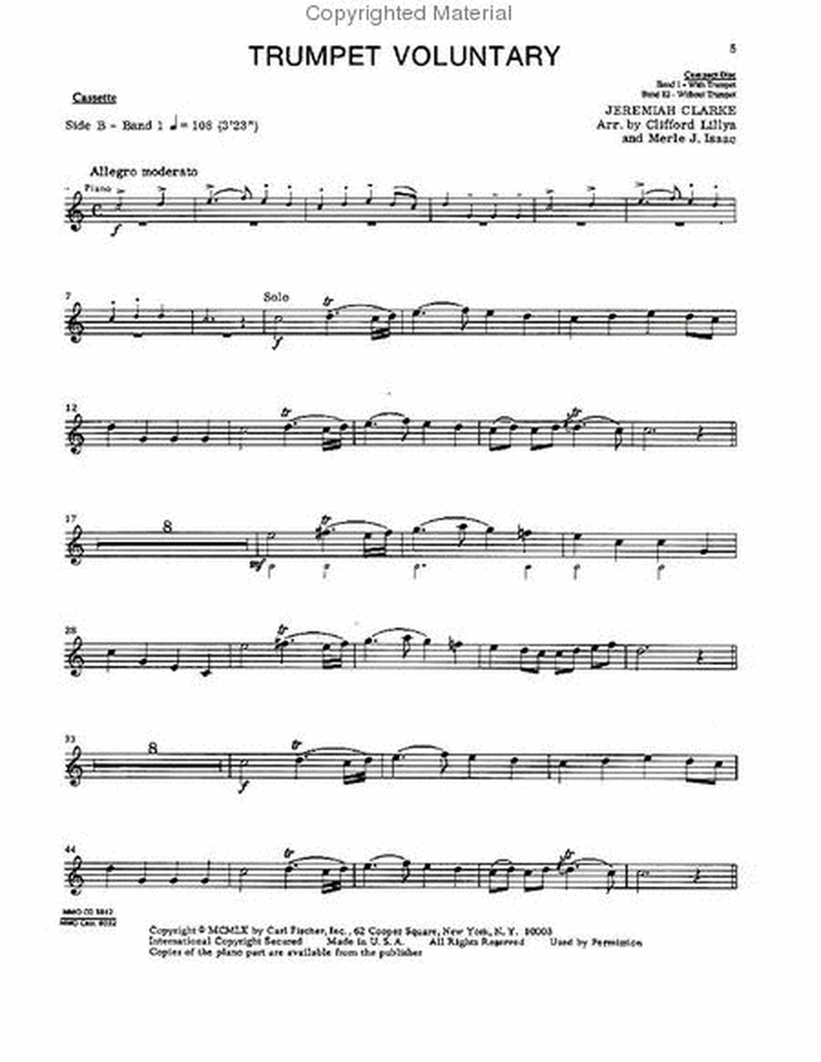 Beginning Trumpet Solos - Vol. 2 image number null
