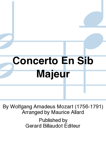 Concerto En Sib Majeur