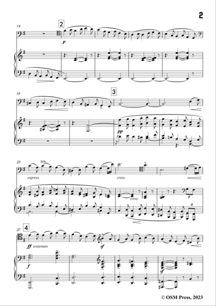 Elgar-Cello Concerto,in e minor,Op.85 Piano scores gallery preview page 3