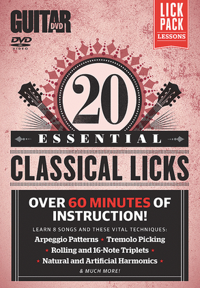 Book cover for Guitar World -- Essential Classical Licks
