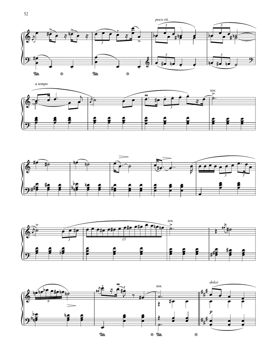 Mazurka, Op. 17, No. 4 Piano Solo scores gallery preview page 3