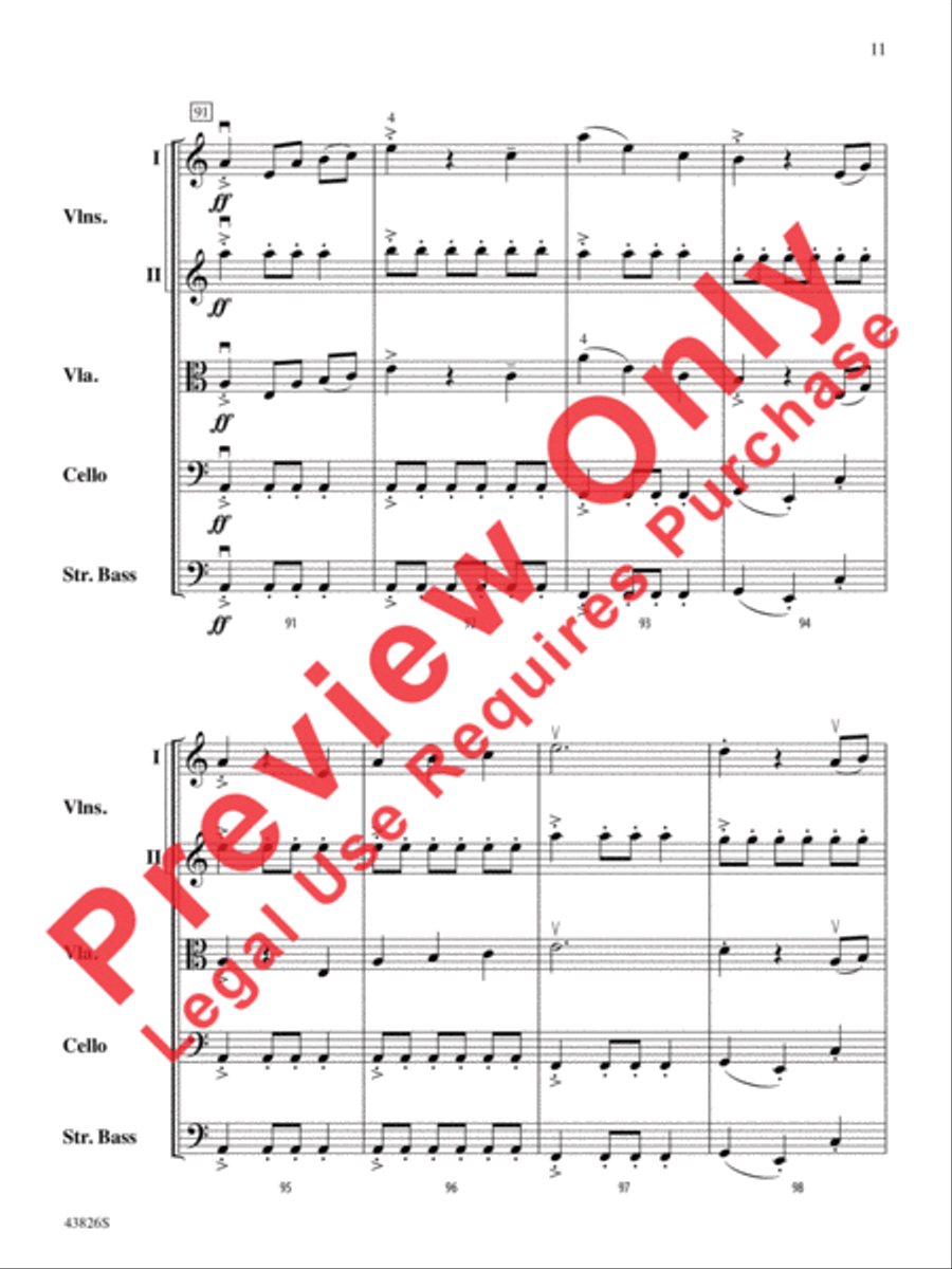 Iroquois Journey String Orchestra scores gallery preview page 12