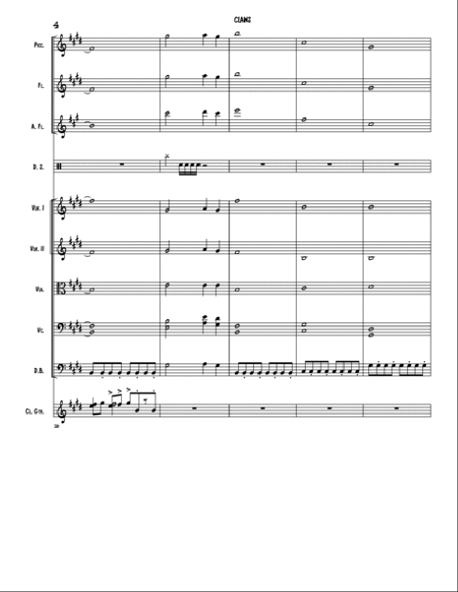 Claws Large Ensemble scores gallery preview page 5