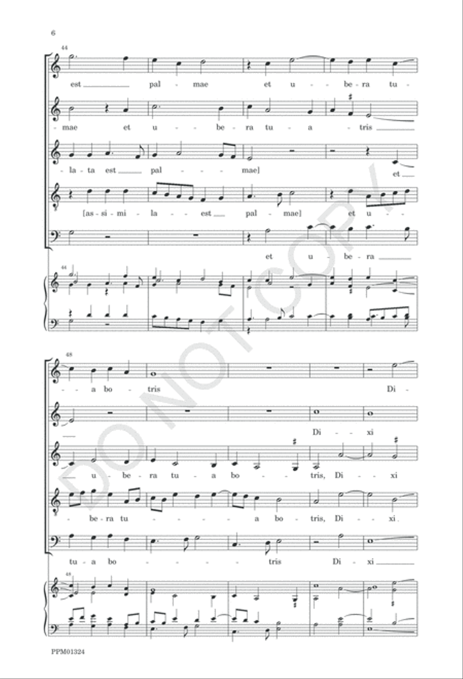 Trahe me post te SSATB scores gallery preview page 11