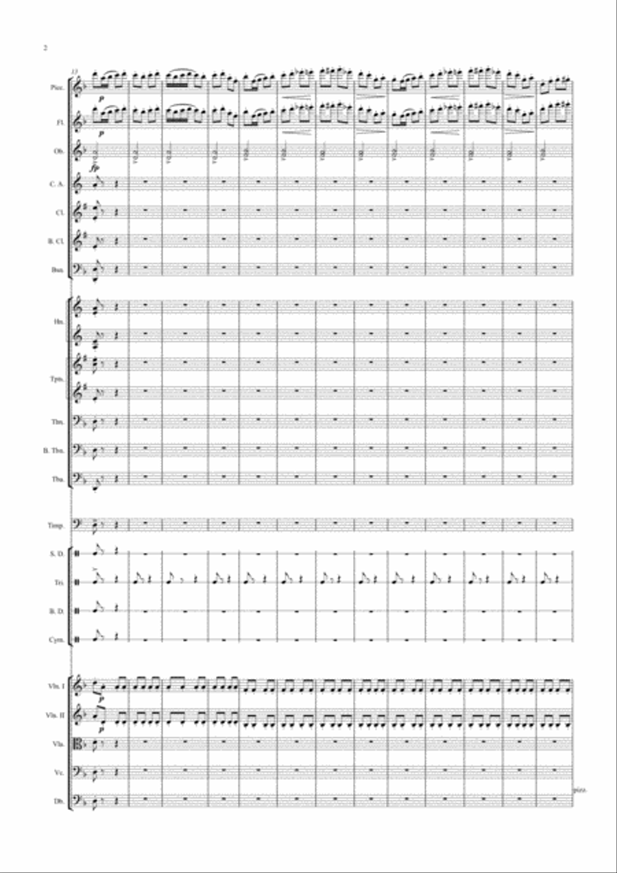 Danse Diabolique(full score & parts) Small Ensemble scores gallery preview page 2