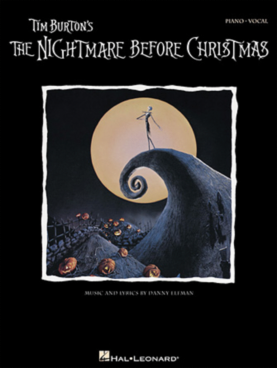 Tim Burton's The Nightmare Before Christmas Piano, Vocal, Guitar scores gallery preview page 1