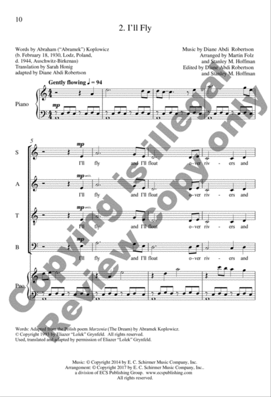Dream 4-Part scores gallery preview page 6