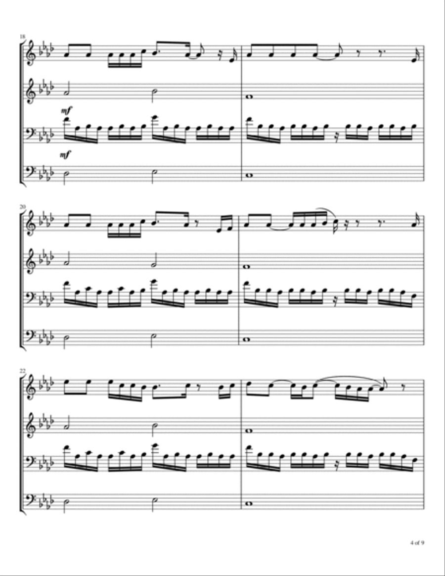 Sparrows Sparrows Brass Ensemble scores gallery preview page 5