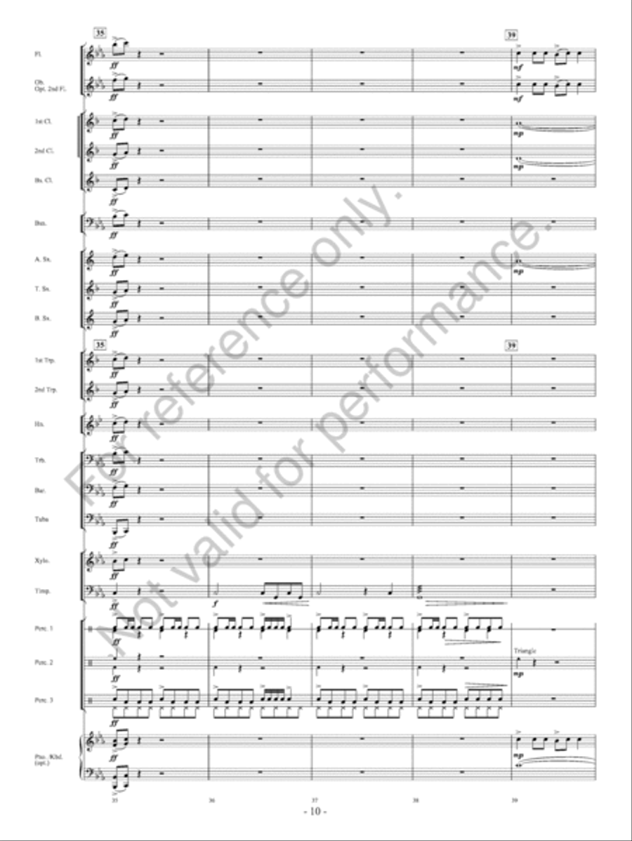 Red Earth Dances Concert Band scores gallery preview page 11