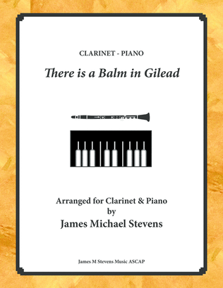 Book cover for There is a Balm in Gilead - Clarinet & Piano