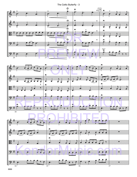 Celtic Butterfly, The (Junior Edition) (Full Score)